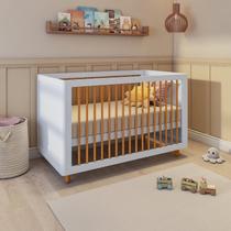 Berço Evolutivo 2 em 1 com Pés e Palitos em Madeira Maciça Baby Tubbi Casatema MadeiraOriginals Bran Berço Evolutivo 2 em 1 com Pés e Palitos em Madeira Maciça Baby Tubbi Casatema MadeiraOriginals Bran