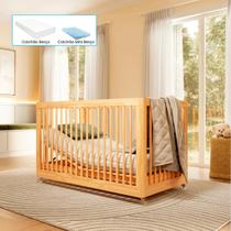Berço Evolutivo Crescer Progressivo 3 Em 1 Coleção Lion + Colchão Grande + Colchão Pequeno Berço Evolutivo Crescer Progressivo 3 Em 1 Coleção Lion + Colchão Grande + Colchão Pequeno