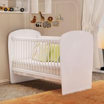Berço Feito Em Mdp 15mm Com Bordas Em Pvc Percasa Branco