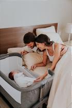 Berço Galzerano Co-Leito Colin Cinza - Berço Ajustável e Versátil