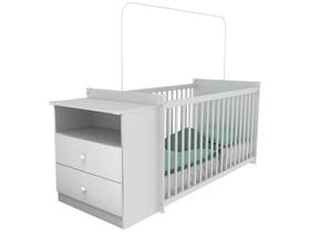 Berço Grade Fixa 3 Níveis de Altura Multimóveis - Meu Bebê 2870.010