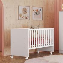 Berço Grade fixa Doce Sonho Reto 95,0cm x 132,4cm x 64,0cm Branco Berço Grade fixa Doce Sonho Reto 95,0cm x 132,4cm x 64,0cm Branco