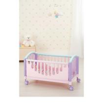 Berço Grande 55cm Rosa Lilás P/ Boneca: Momento Mamãe Divert Berço Grande 55cm Rosa Lilás P/ Boneca: Momento Mamãe Divert