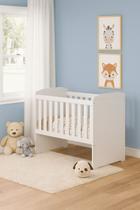 Berço Infantil Compacto Moderno Quarto Bebê Minimalista Transformável 3 Em 1 Berço Mini Cama Cama Infantil