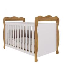 Berço Infantil Lisi - Moveis Peroba Amendoa-branco Berço Infantil Lisi - Moveis Peroba Amendoa-branco