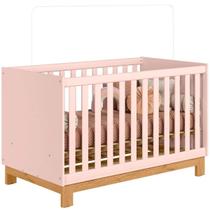 Berço Infantil Mini Cama MDP/MDF Feitiço Rosa Berço Infantil Mini Cama MDP/MDF Feitiço Rosa