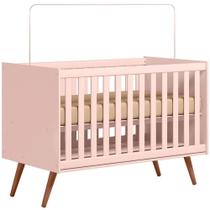 Berço Infantil Mini Cama Mdp/mdf Magia Rosa