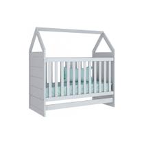 Berço Infantil Montessoriano 2 em 1 Branco - Henn