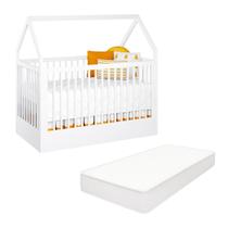 Berço Infantil Montessoriano Montessori com Casinha Wood Colchão Incluso Divicar
