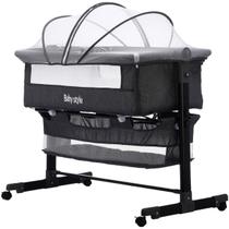 Berço Infantil Portátil Moisés Co-Sleeper Bed Balanço Acoplado Cama com Mosquiteiro para Bebê Recém-Nascido Viagem 10kg