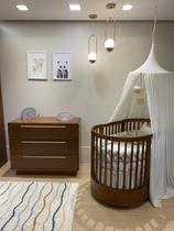 Berço Infantil Progressivo Wave 3 em 1 Divicar Mel