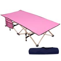 Berço Infantil REDCAMP Extra Longo (2 a 7 anos) - Cor Rosa