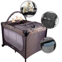 Berço Joly Trocador Desmontável Mobile Baby Style Multifuncional 3x1 Chiqueirinho Com Trocador