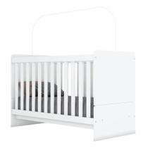 Berço Labirinto Branco Brilho - Henn