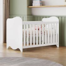 Berço Mini Cama 132,4X72,5 100% MDF Nuvem