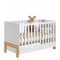 Berço Mini Cama 2 Em 1 C/ Colchão Quarto Infantil Bebê Fantasia 4300