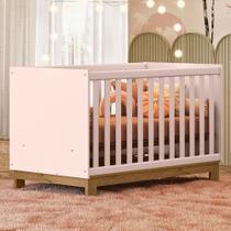 Berço Mini Cama 2 em 1 Q Encantorosa - Qmovi Berço Mini Cama 2 em 1 Q Encantorosa - Qmovi
