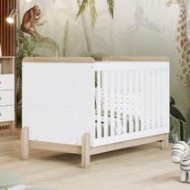 Berço Mini Cama 2 Em 1 Ternura Branco Jequitibá Berço Mini Cama 2 Em 1 Ternura Branco Jequitibá