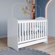 Berço Mini Cama 3 em 1 Bala de Menta Henn