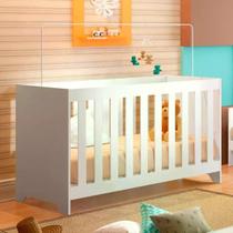 Berço Mini Cama 3 em 1 BBI-51 Ditália Móveis Branco