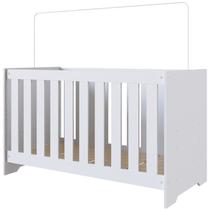 Berço Mini Cama 3 Em 1 LA003 Branco Comm Berço Mini Cama 3 Em 1 LA003 Branco Comm