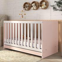 Berço Mini Cama 3 em 1 para Colchão de 130 x 60cm Doce de Leite Multimóveis MP0527R