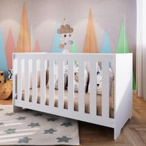 Berço Mini Cama Aconchego 3 em 1 - Branco