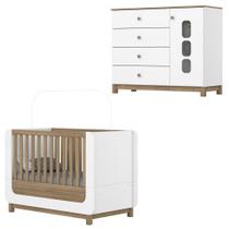 Berco Mini Cama e Comoda 1 Porta e 4 Gavetas Aconchego Henn