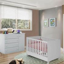 Berço Mini Cama e Cômoda Infantil Isa - Phoenix Baby