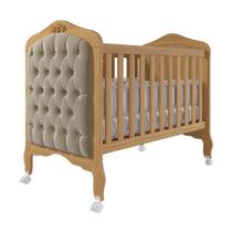Berço Mini Cama Harmonia com Capitonê - Permóbili Baby Berço Mini Cama Harmonia com Capitonê - Permóbili Baby