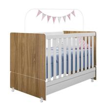 Berço Mini Cama Infantil Nature Branco Encanto Peternella