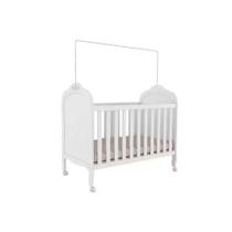 Berço Mini Cama Infantil Peroba Elô Branco Berço Mini Cama Infantil Peroba Elô Branco