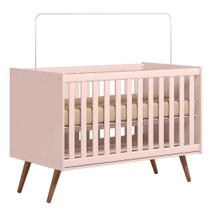Berço Mini Cama Infantil Q Encanto Sem Colchão Mdp-mdf Retrô Rosa Berço Mini Cama Infantil Q Encanto Sem Colchão Mdp-mdf Retrô Rosa
