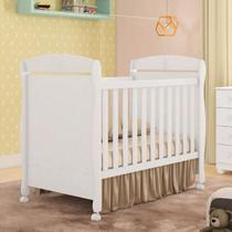 Berço Mini Cama INMETRO Júnior Branco - Peroba