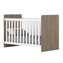 Berço Mini Cama Labirinto Móveis Rústico/Branco