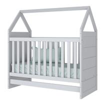 Berço Mini Cama Montessoriana Infantil Montessoriana 100% MDF Cabana I15 Branco Hp Henn Branco HP