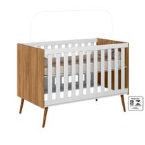 Berço Mini Cama Retrô Noah Nature - Peternella