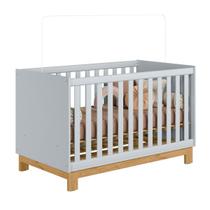 Berço Mini Cama Salamanca Cinza Acetinado