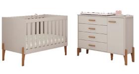 Berço Mini Cama Simples Infantil + Gaveteiro 100% MDF Berço Mini Cama Simples Infantil + Gaveteiro 100% MDF