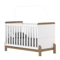 Berço Mini Cama Ternura Branco/Jequitibá HP - Henn