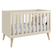 Berço Mini Cama Theo com Pés Madeira Natural - Reller Móveis