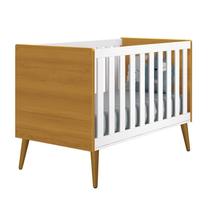 Berço Mini Cama Theo Retrô com Pés Amadeirado - Reller Móveis