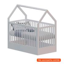 Berço Minicama Montessoriano Wood Branco