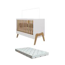 Berço Moveis Peroba Guti Americano 5x1 MDF + Colchão