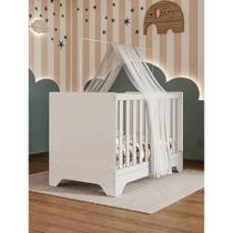 Berço Moveis Peroba Popy Retro 3x1 MDF Americano