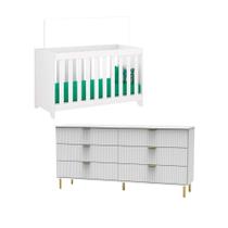 Berço multifuncional 3x1+ Cômoda Ditália BBI-51 DM-240 Berço multifuncional 3x1+ Cômoda Ditália BBI-51 DM-240