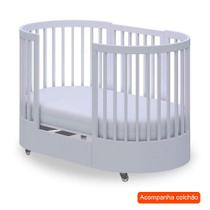 Berço Multifuncional com Colchão Wave Branco Berço Multifuncional com Colchão Wave Branco