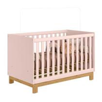 Berço Multifuncional Toledo Rosa Acetinado Berço Multifuncional Toledo Rosa Acetinado