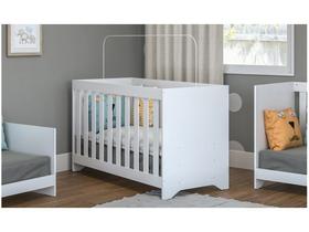 Berço Multimoveis 3 em 1 Branco para Colchão 130cmx60cm