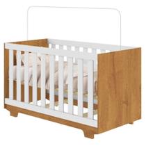 Berço Nacional Life 2217 Branco Amadeirado - Tigus Baby Berço Nacional Life 2217 Branco Amadeirado - Tigus Baby